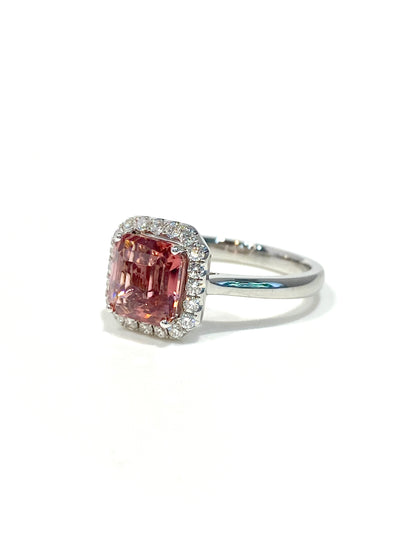 Natural Pink Tourmaline 1.78ct Ring