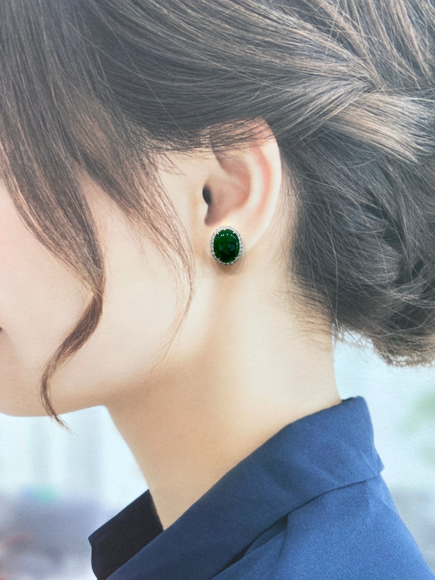 Natural Type A Jadeite Earrings