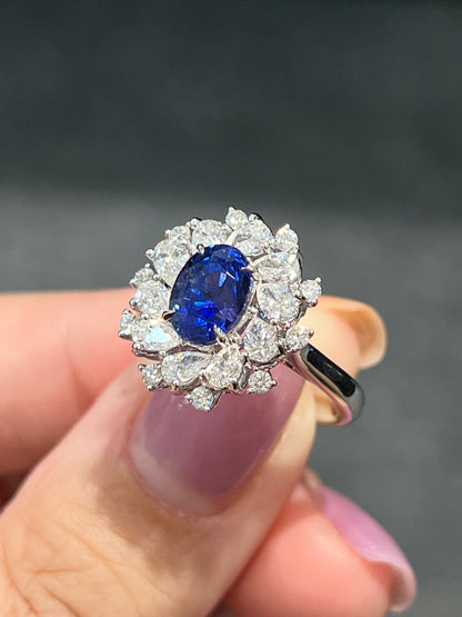 Natural Blue Sapphire 2.25ct Ring