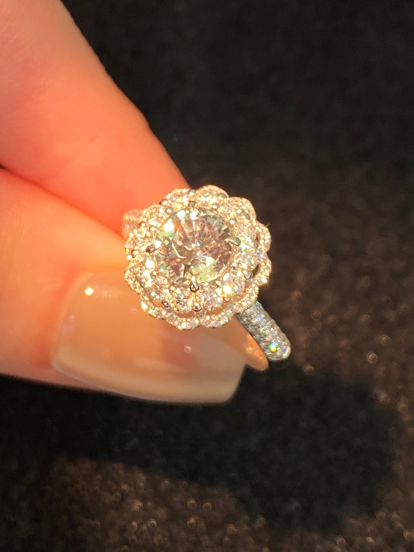 Natural Color Change Alexandrite 1.42ct Ring