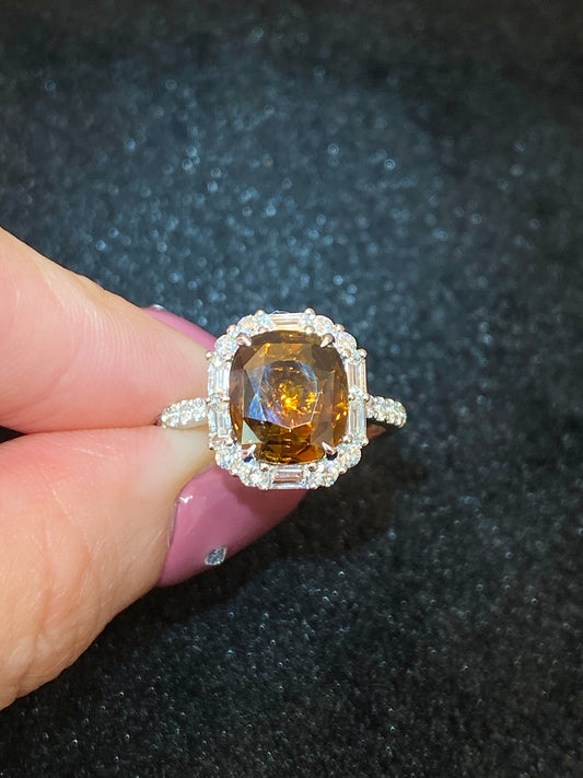 Natural Chrysoberyl 3.86ct Ring