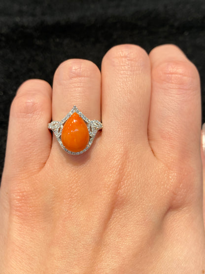 Natural Coral Ring