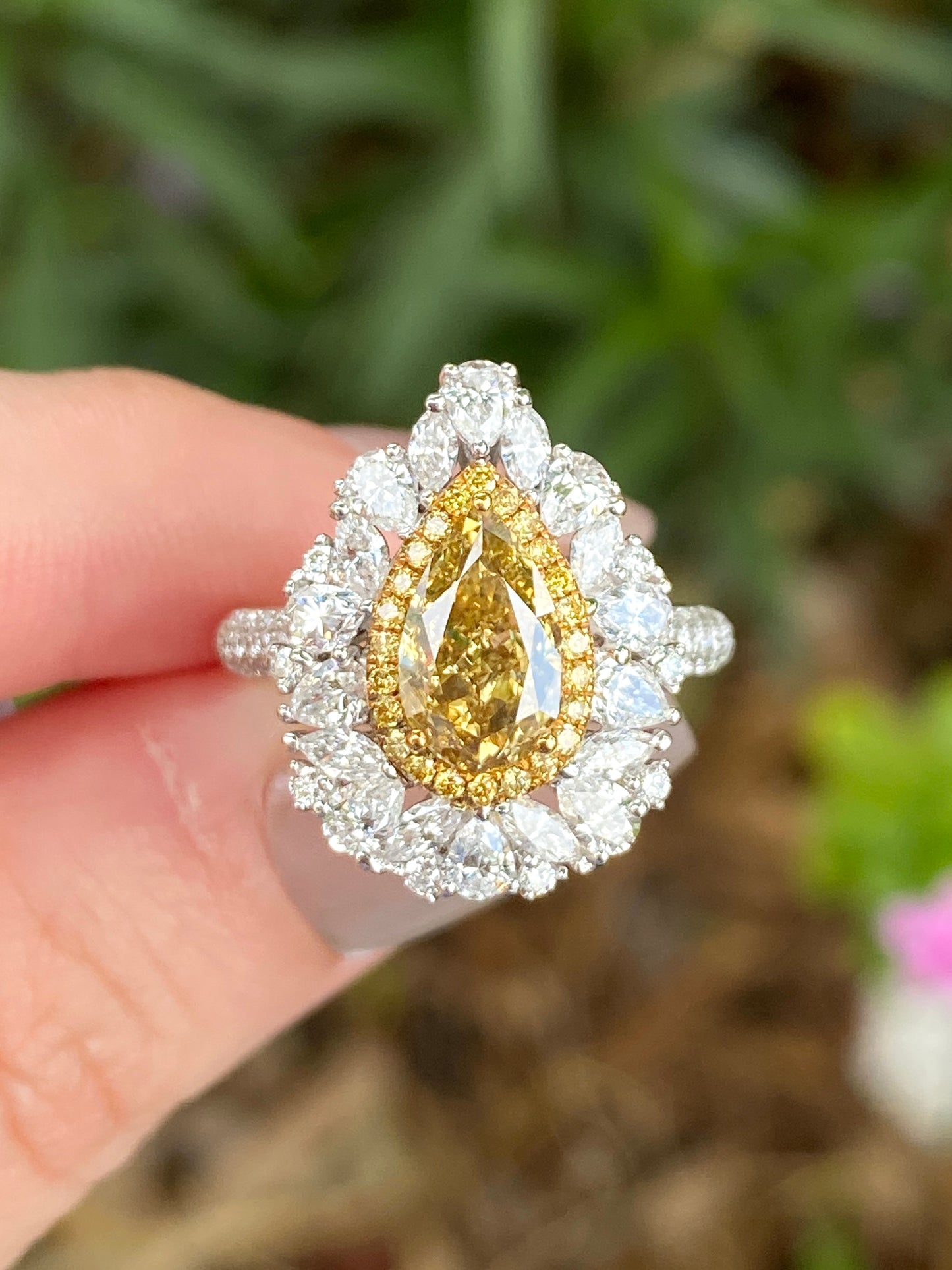 Natural Yellow Diamond 1.50ct Ring