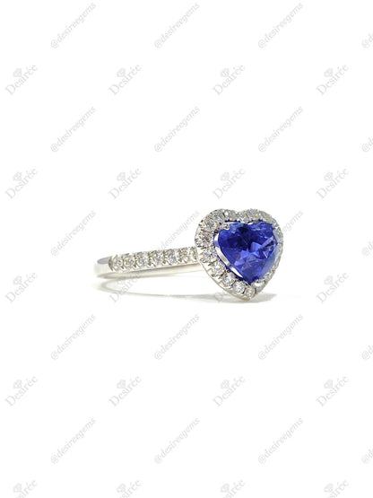 Natural Blue Sapphire 2.18ct Ring