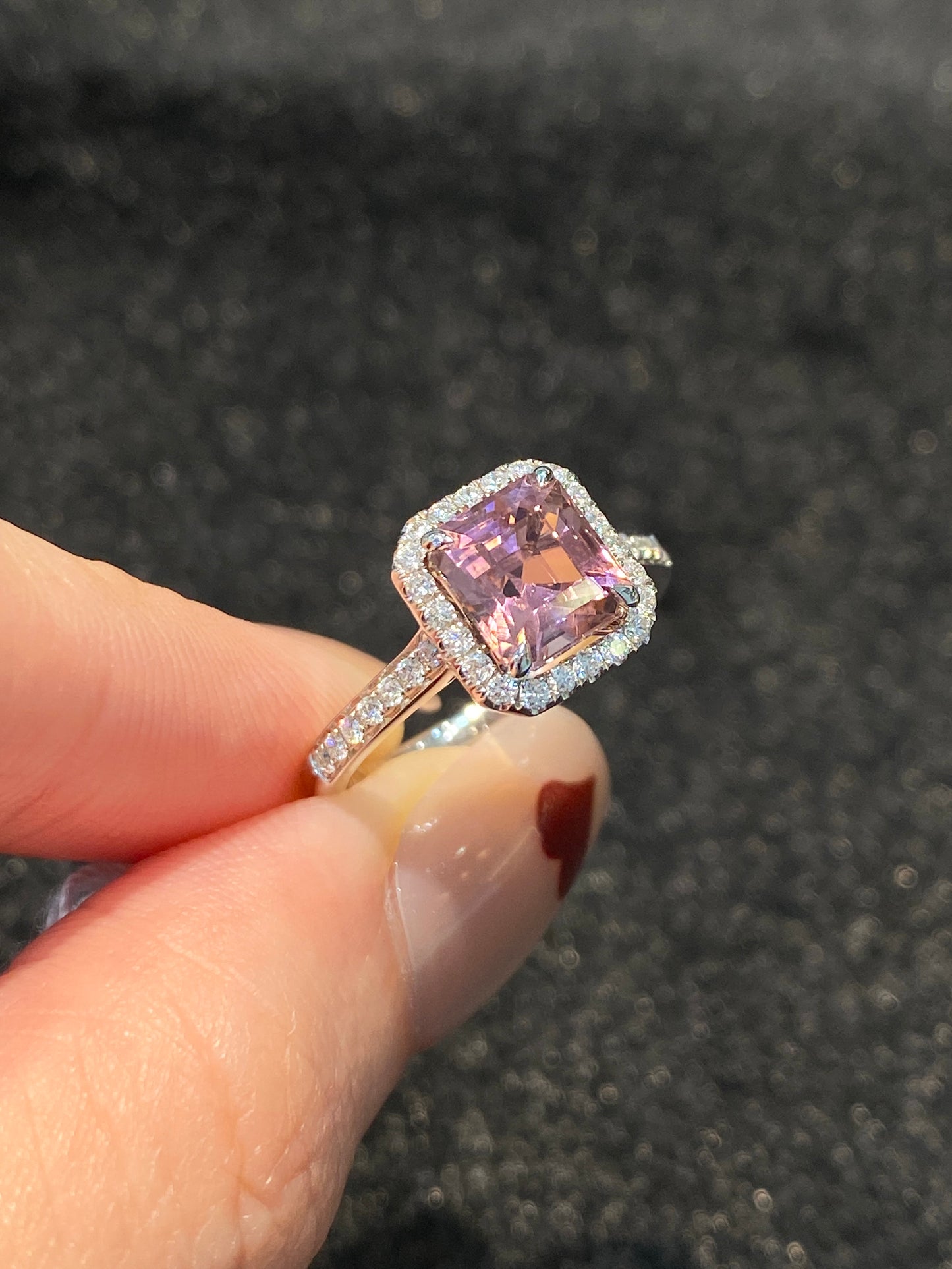 Natural Pink Tourmaline 1.73ct Ring