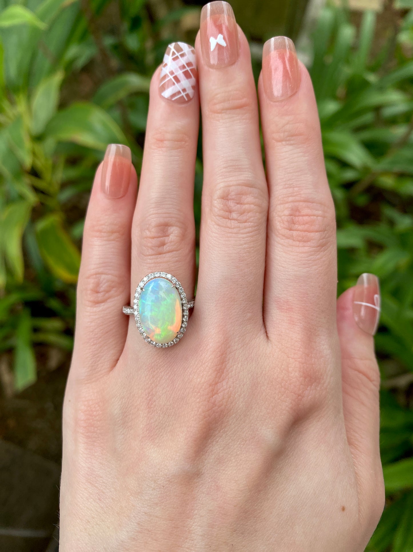 Natural Opal 3.97ct Ring