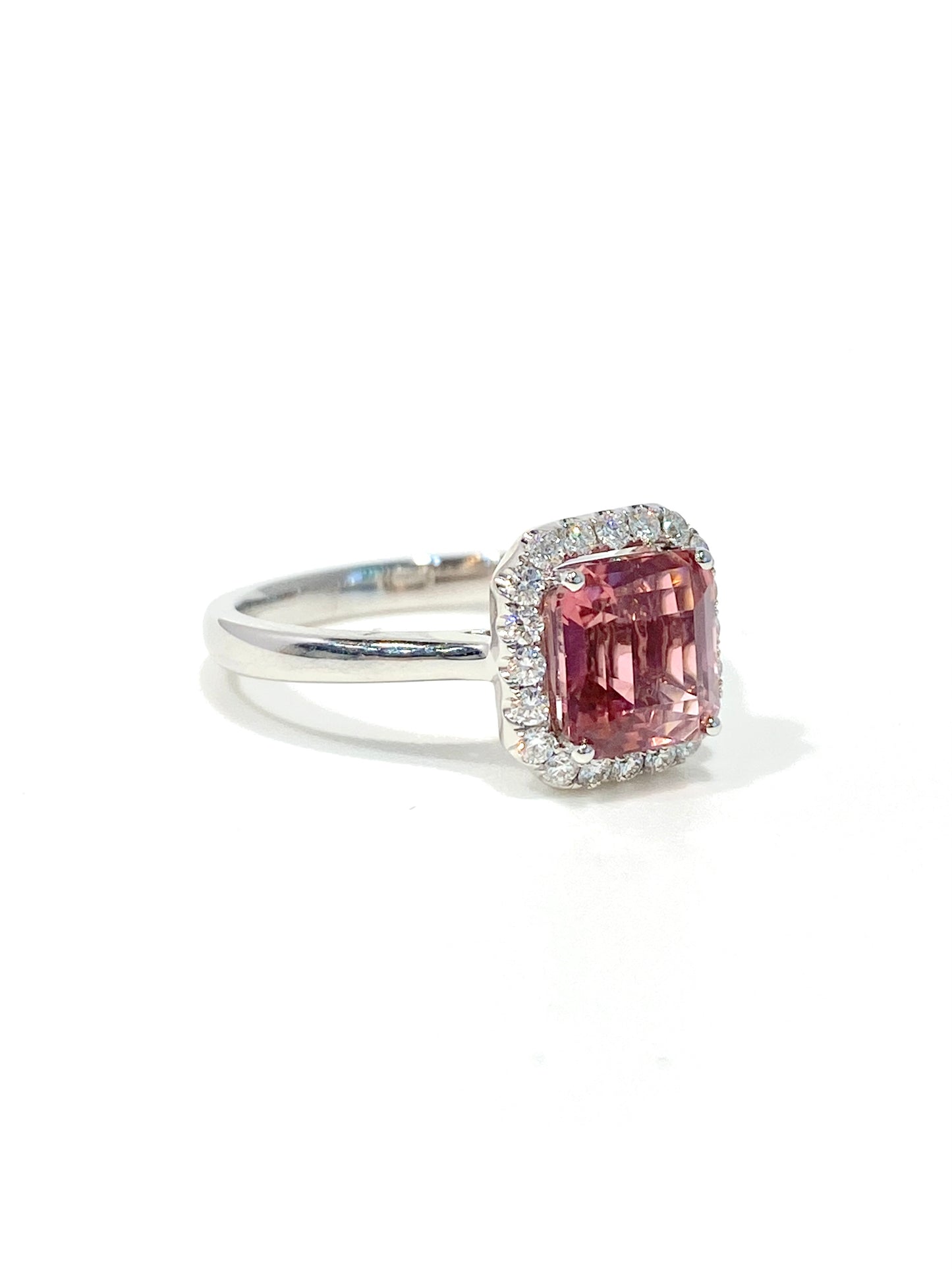 Natural Pink Tourmaline 1.78ct Ring