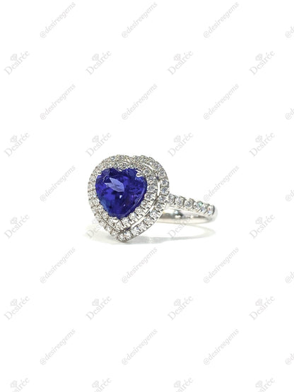 Natural Tanzanite 1.65ct Ring
