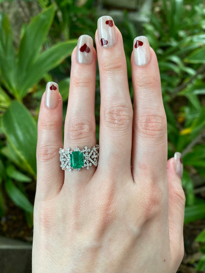 Natural Emerald 1.62ct Ring
