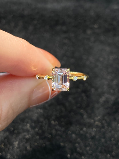 Natural Pink Tourmaline 1.42ct Ring