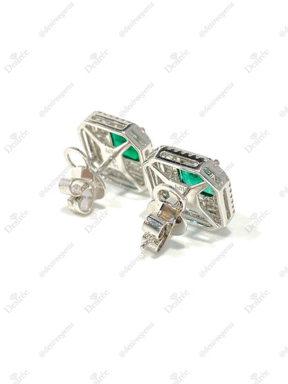 Natural Emerald 2.28ct Earrings