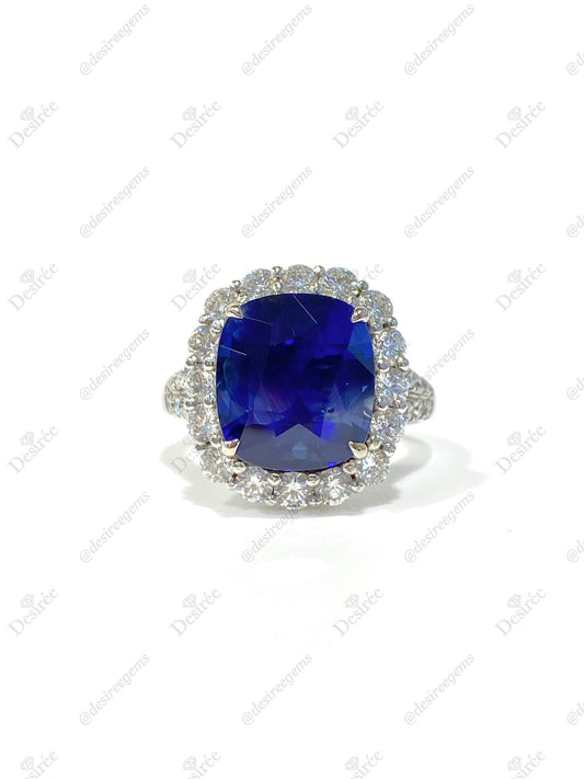 Natural Blue Sapphire 8.30ct Ring