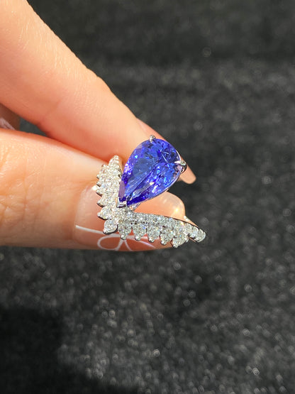 Natural Tanzanite 2.59ct Ring