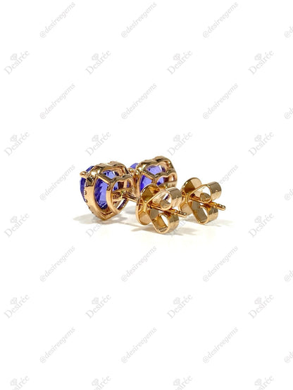 Natural Tanzanites 3.40ct Earrings