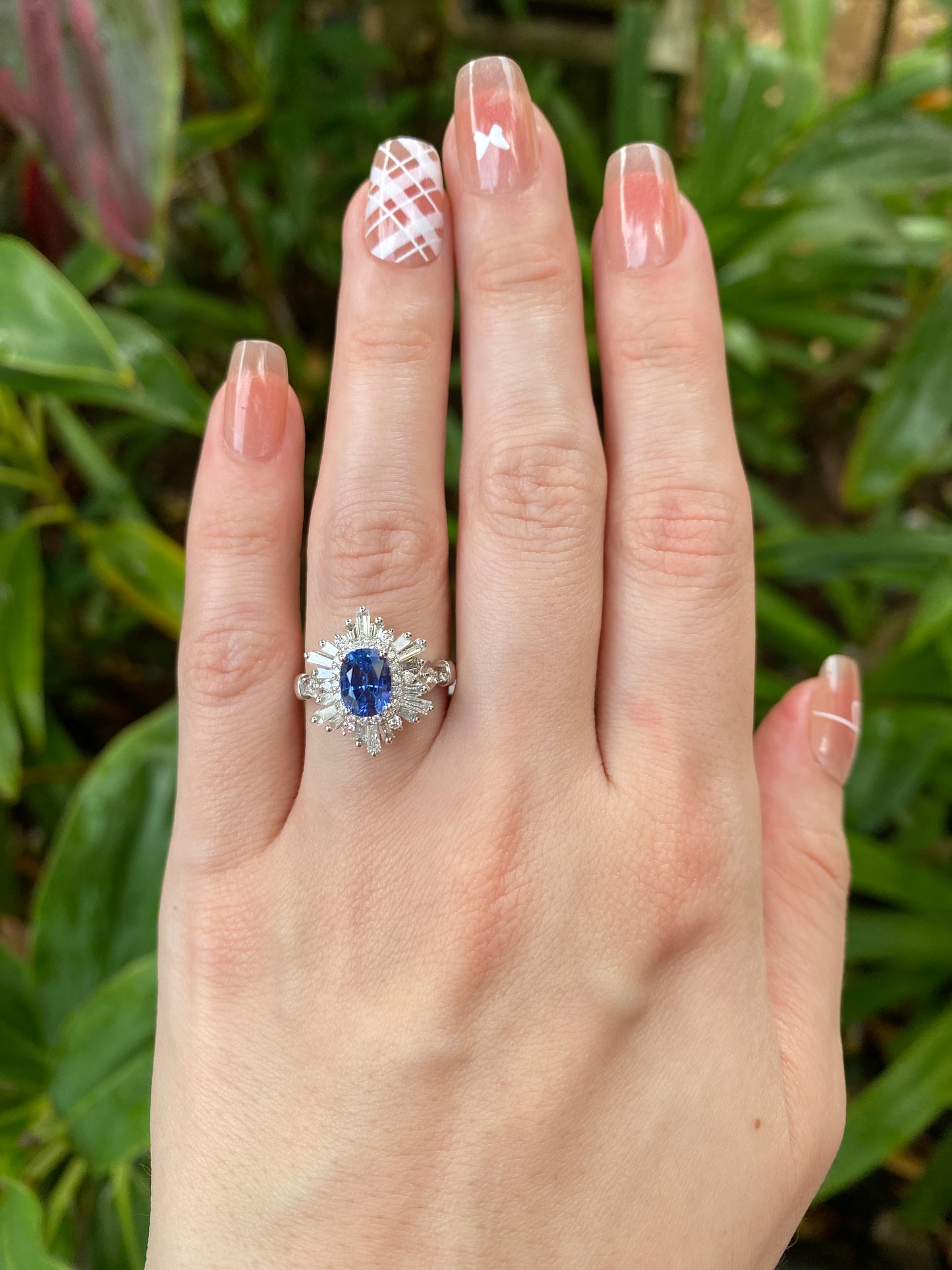 Natural Blue Sapphire 1.51ct Ring