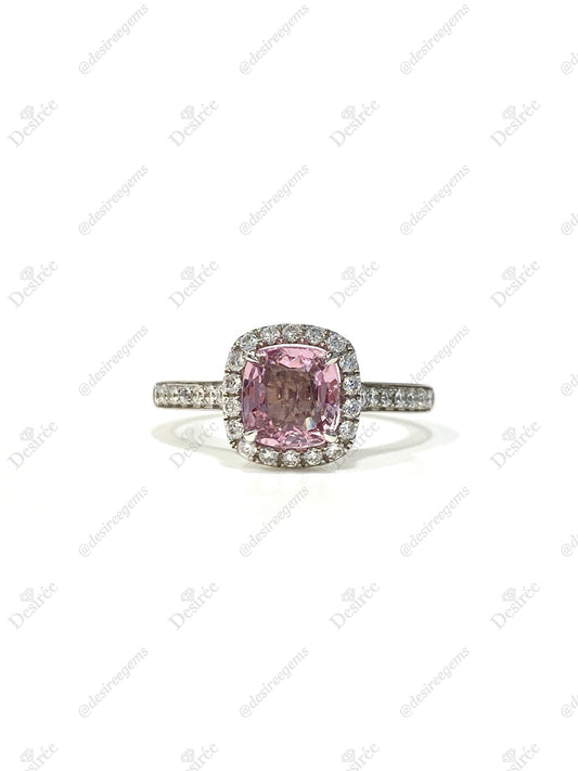 Natural Pink Spinel 1.05ct Ring