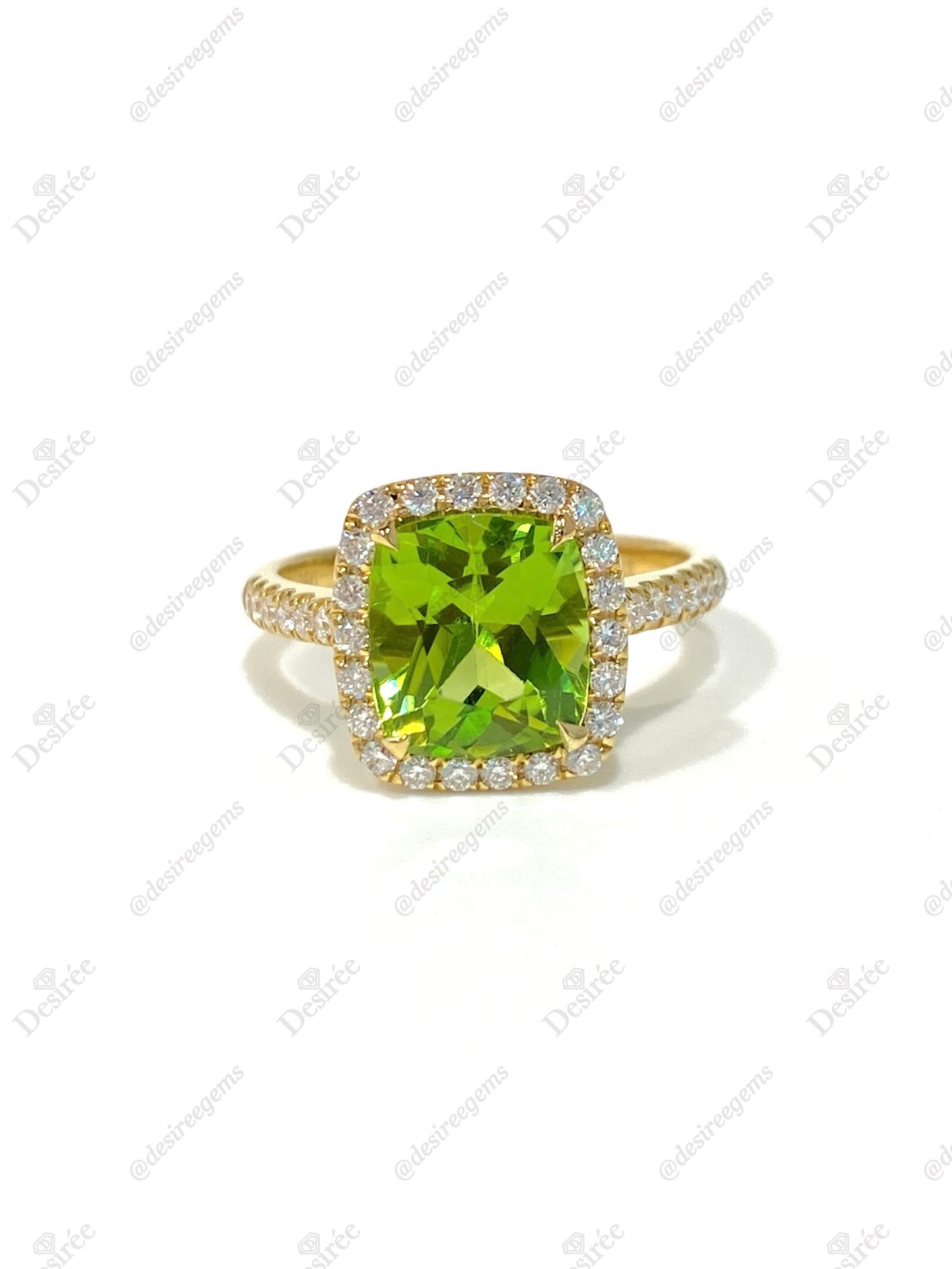 Natural Peridot 2.50ct Ring