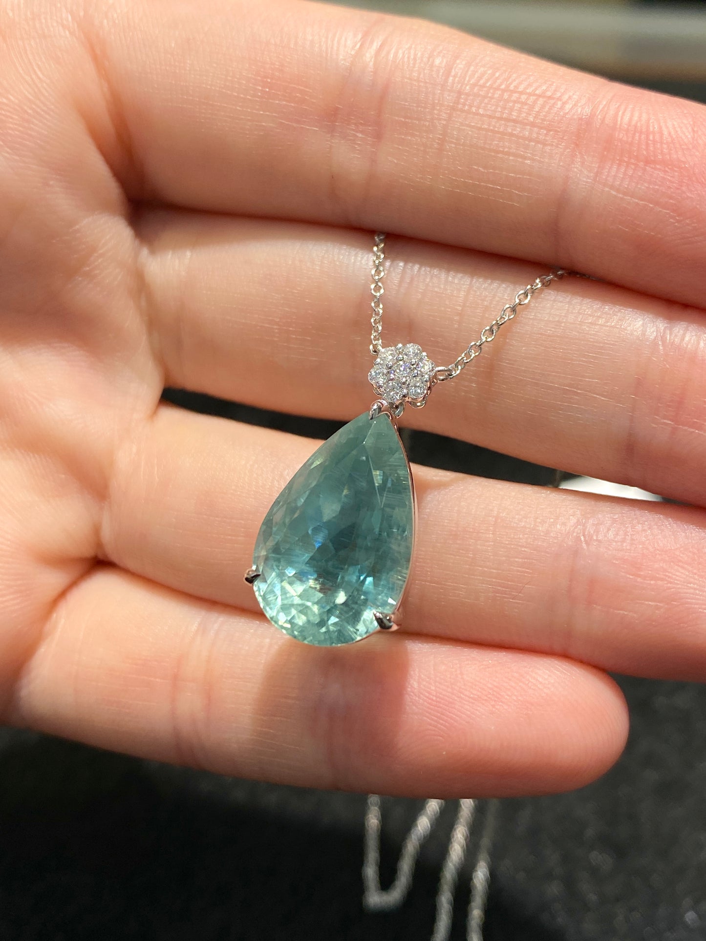 Natural Tourmaline 12.53ct Necklace