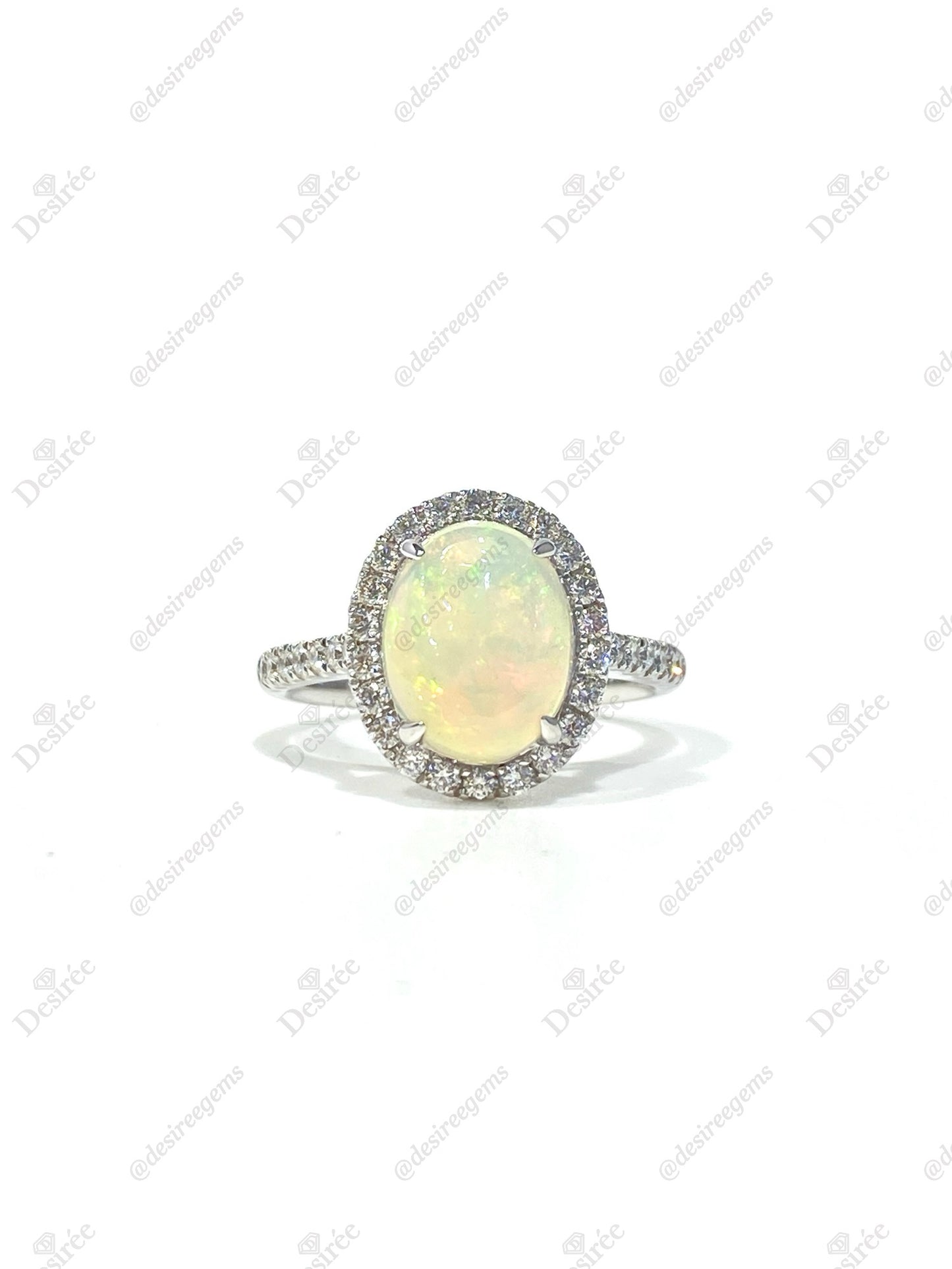 Natural Opal 1.20ct Ring