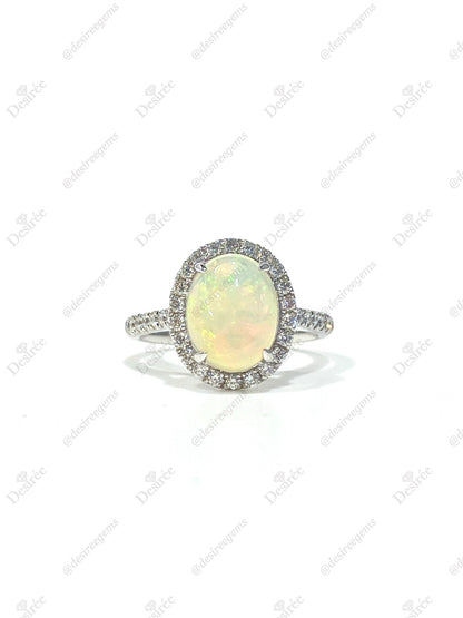 Natural Opal 1.20ct Ring