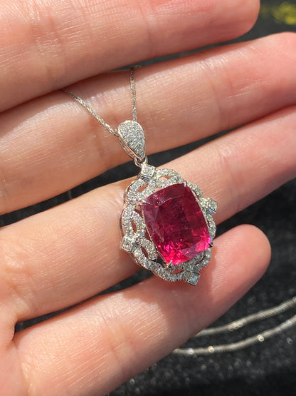 Natural Tourmaline 5.93ct Pendant