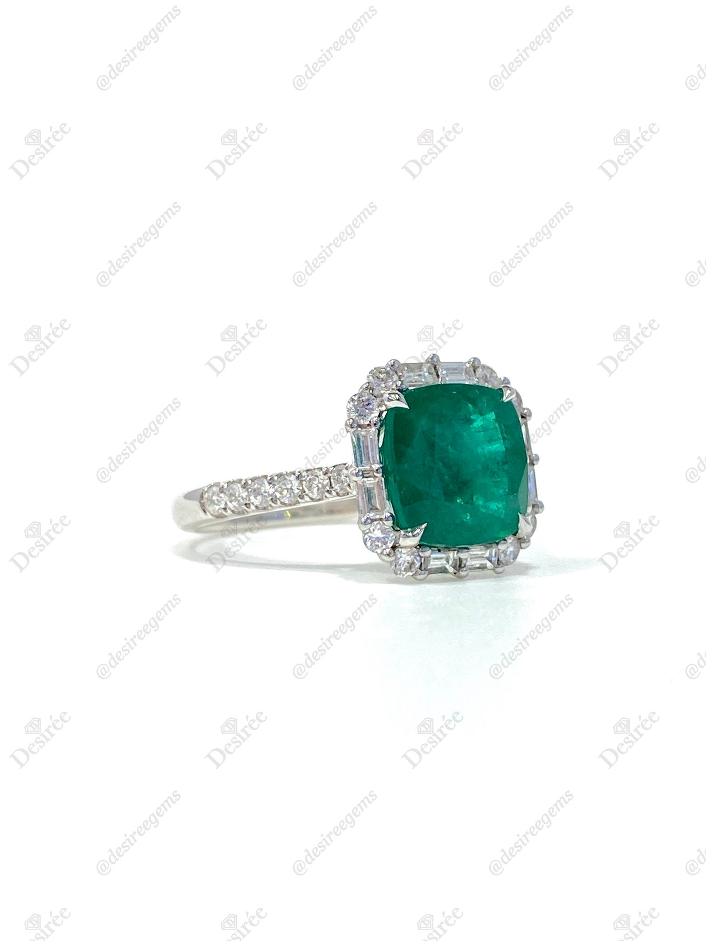 Natural Emerald 3.34ct Ring