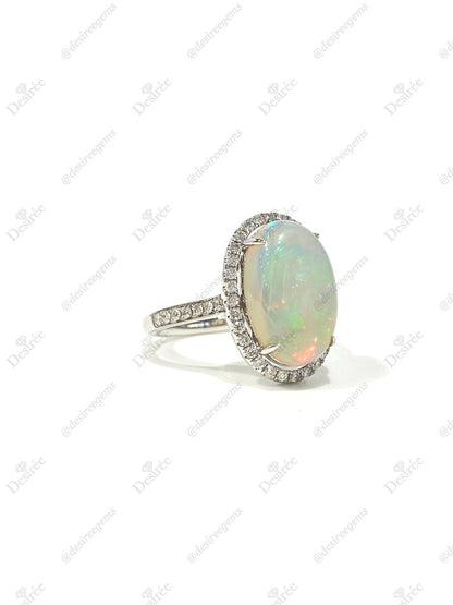 Natural Opal 3.97ct Ring