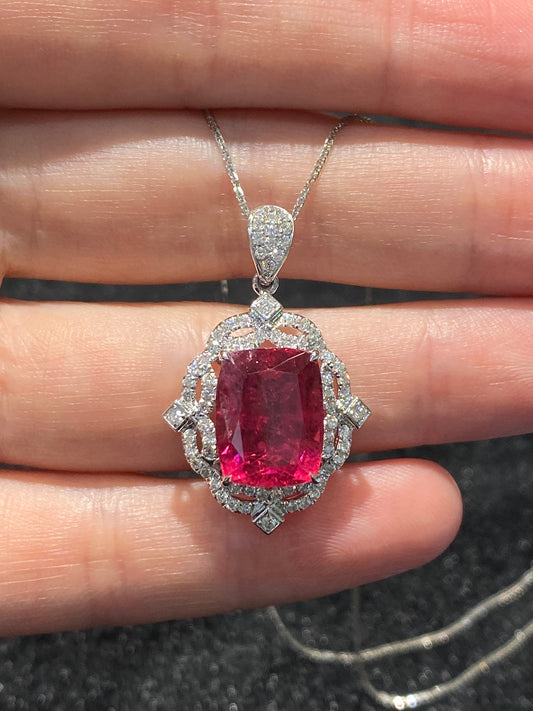 Natural Tourmaline 5.93ct Pendant