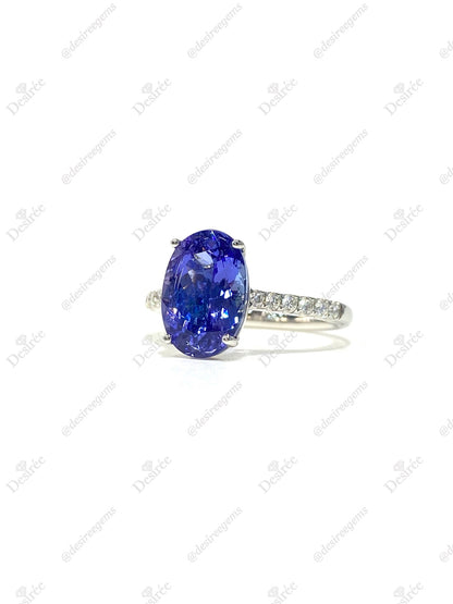 Natural Tanzanite 3.55ct Ring