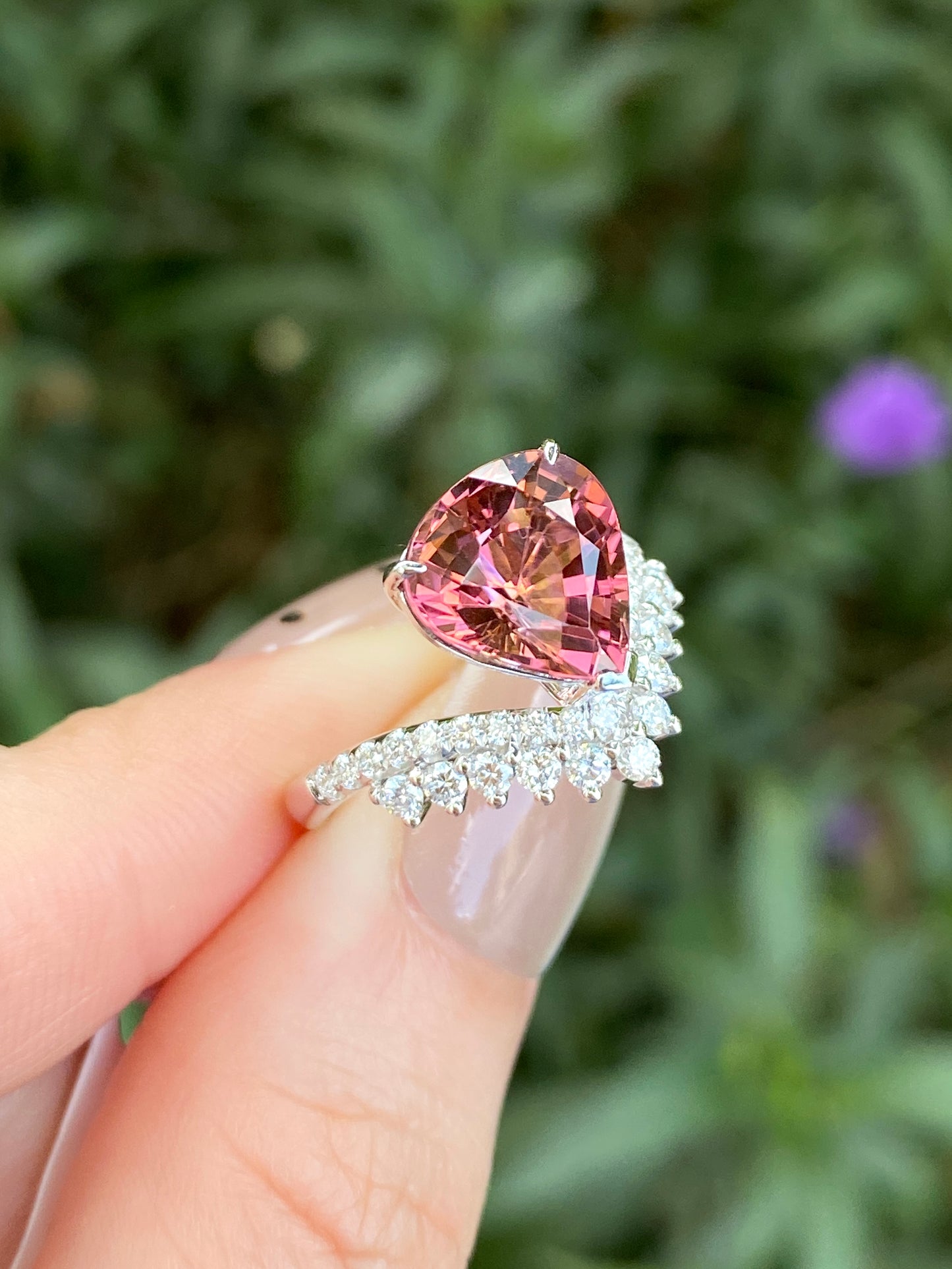 Natural Tourmaline 3.47ct Ring