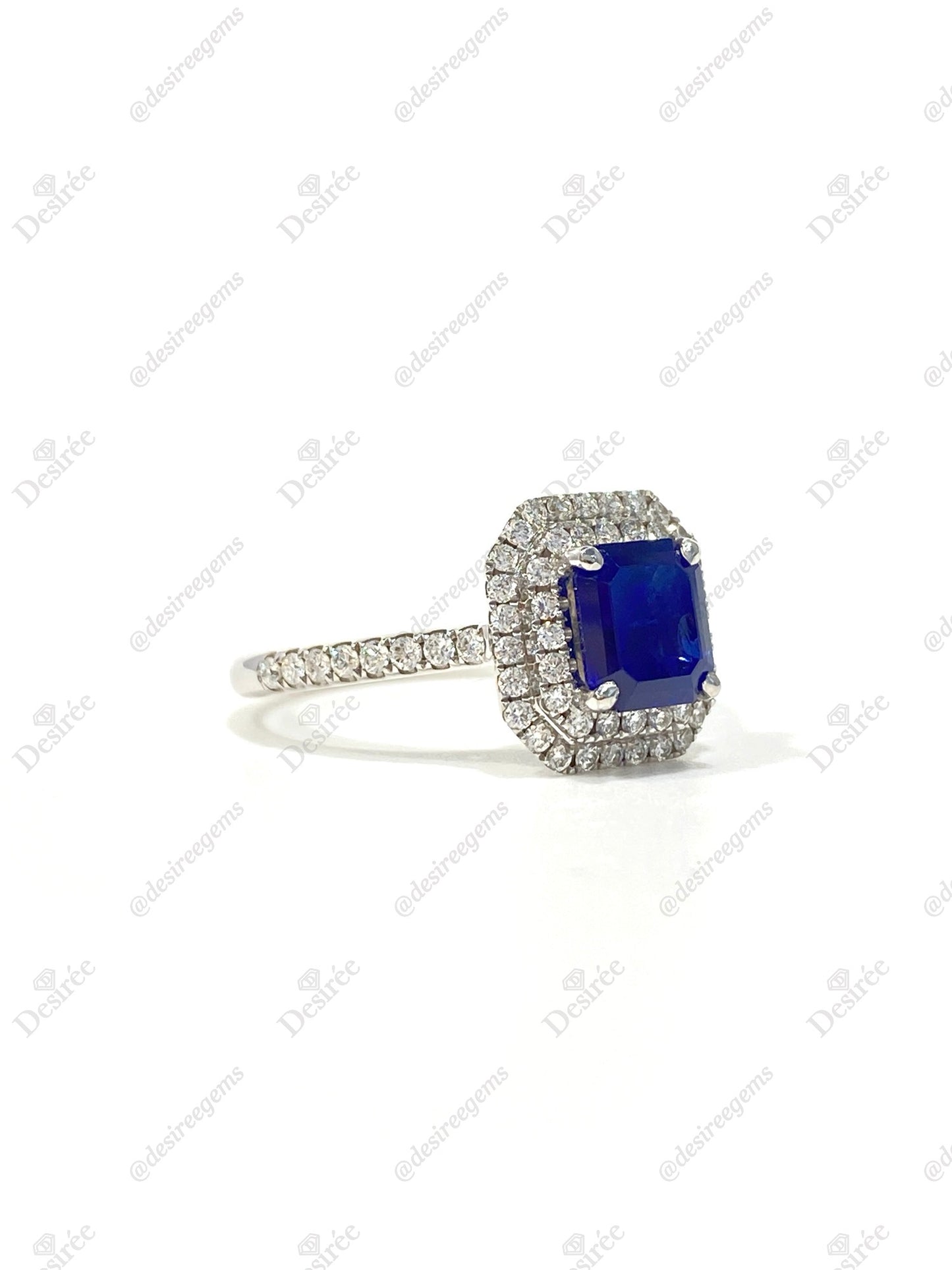 Natural Blue Sapphire 1.35ct Ring