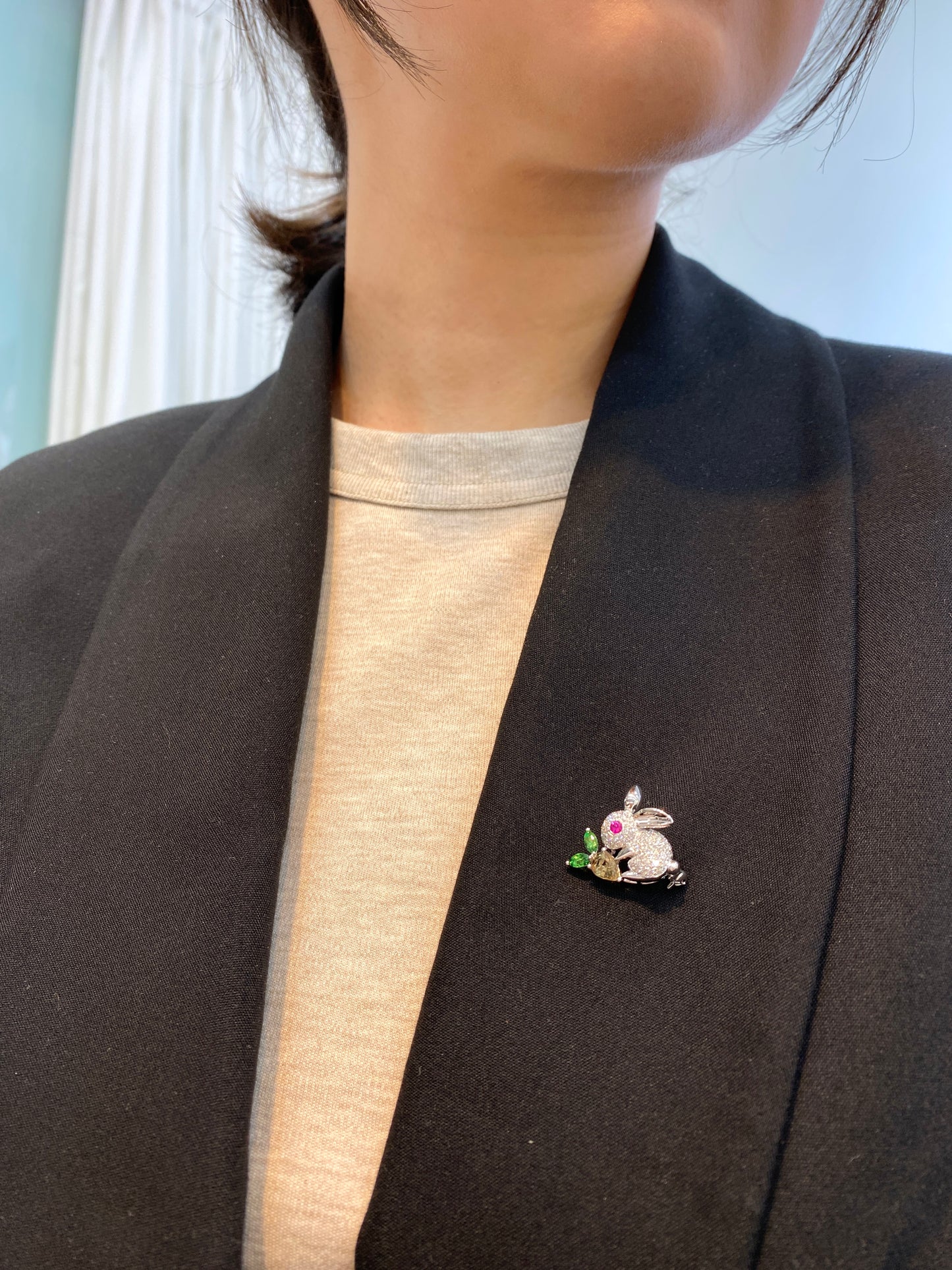 Rabbit Brooch
