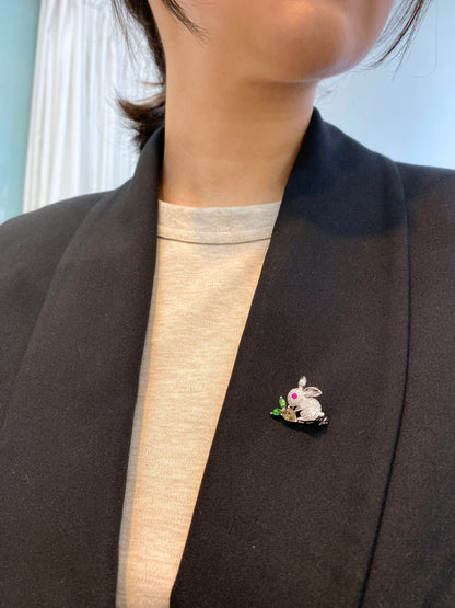 Rabbit Brooch