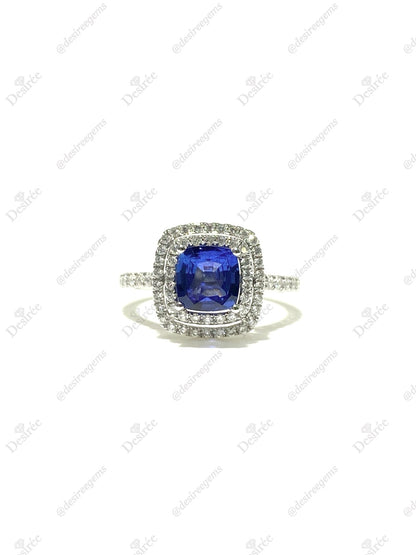 Natural Blue Sapphire 1.13ct Ring