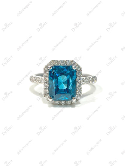 Natural Zircon 6.48ct Ring