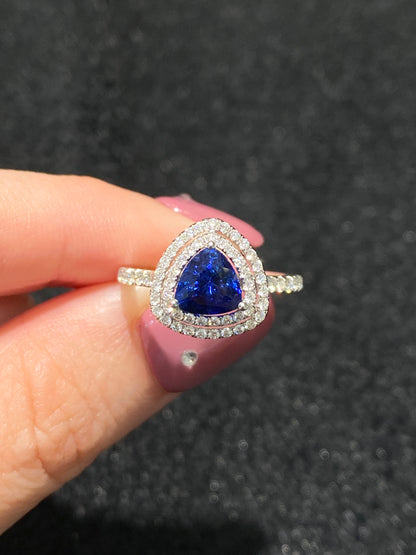 Natural Blue Sapphire Ring 1.43ct