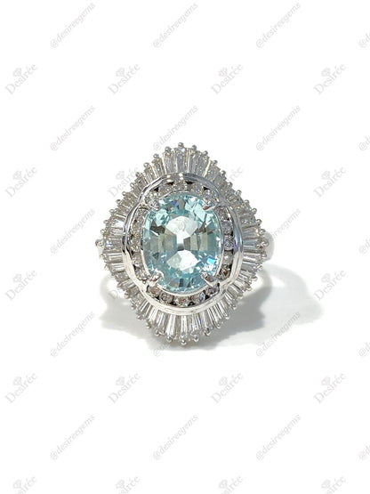Natural Paraiba Tourmaline 2.75ct Ring