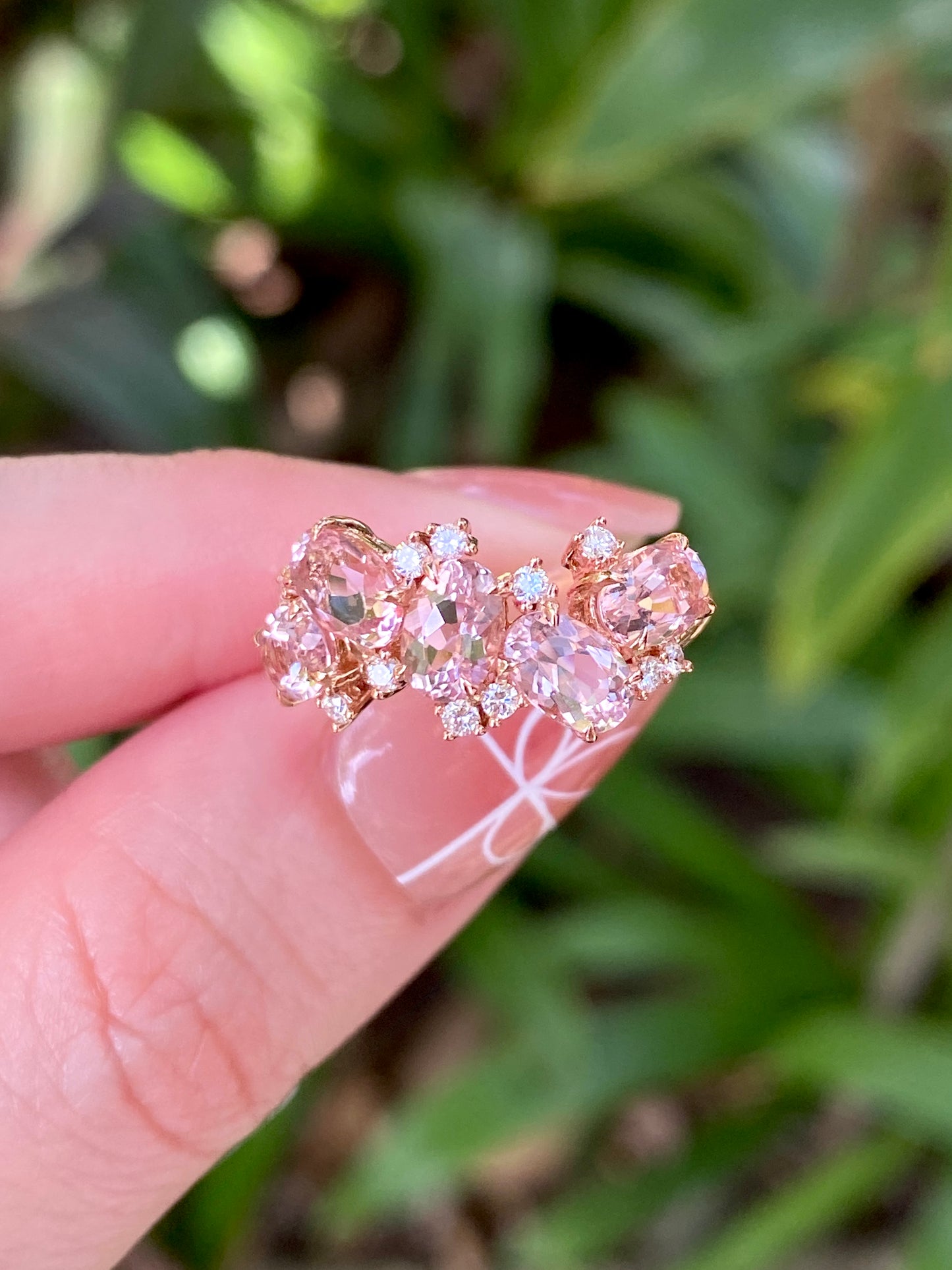 Natural Morganite 2.08ct Ring