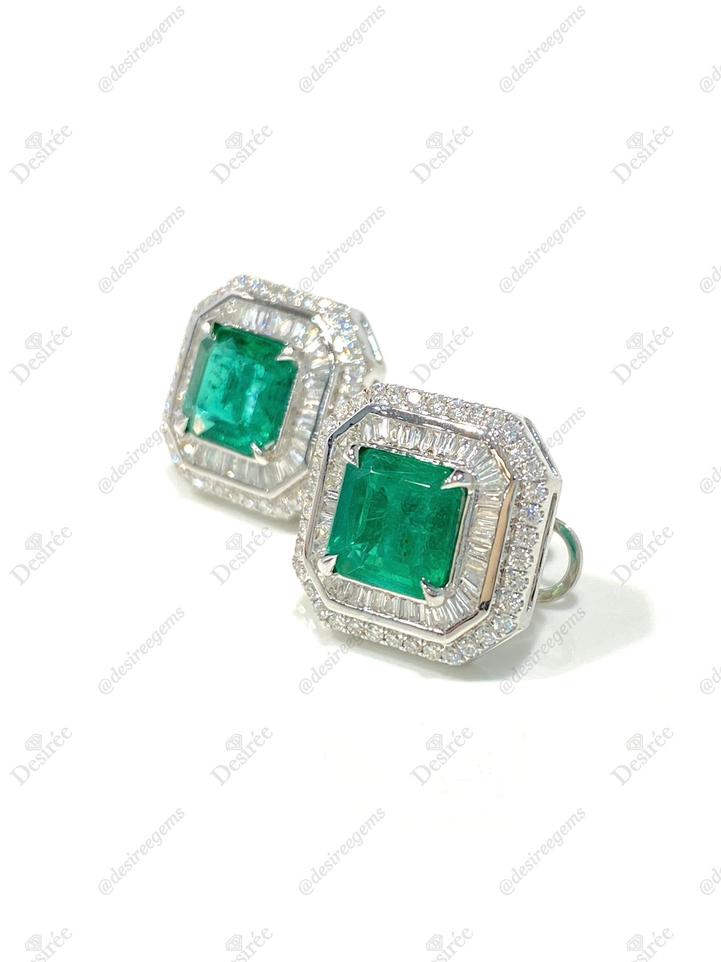 Natural Emerald 2.28ct Earrings