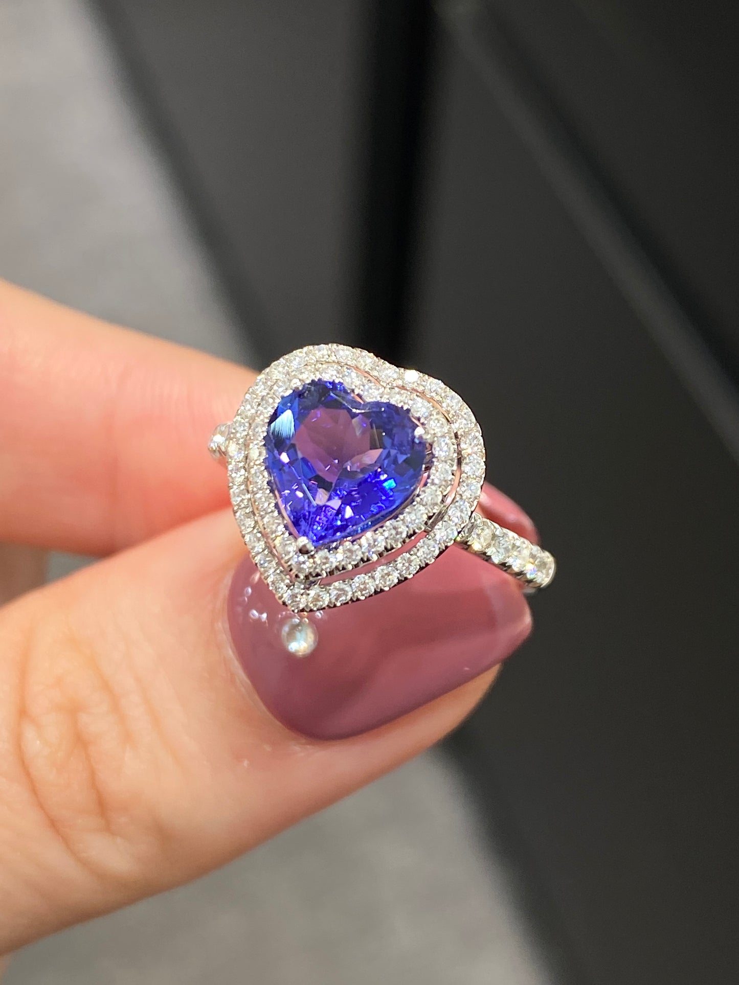 Natural Tanzanite 1.67ct Ring