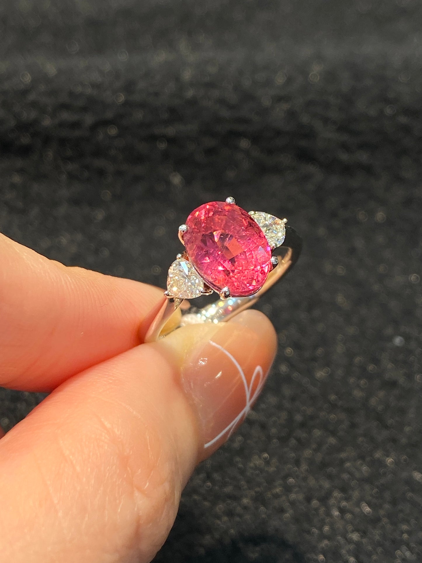 Natural Pink Tourmaline 2.72ct Ring