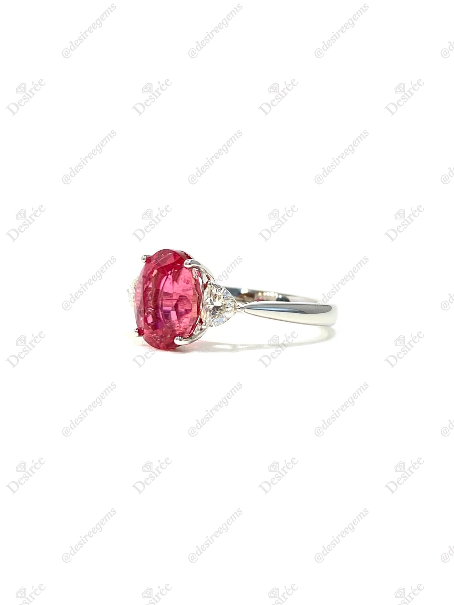Natural Pink Tourmaline 2.72ct Ring