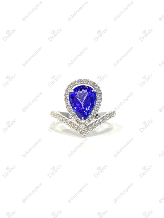 Natural Tanzanite 2.32ct Ring