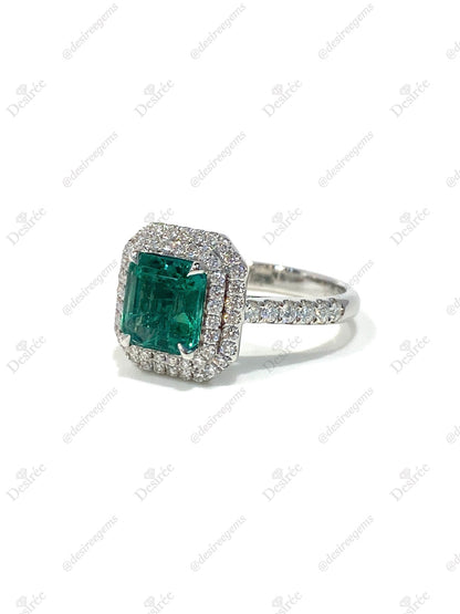 Natural Emerald 1.51ct Ring