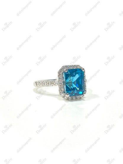 Natural Zircon 6.48ct Ring