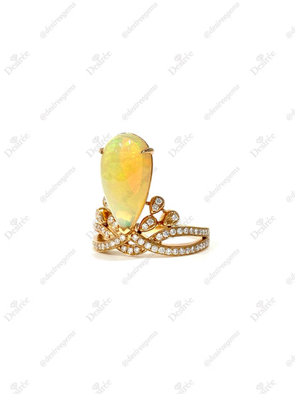 Natural Opal 2.75ct Ring
