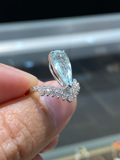 Natural Paraiba Tourmaline 2.17ct Ring