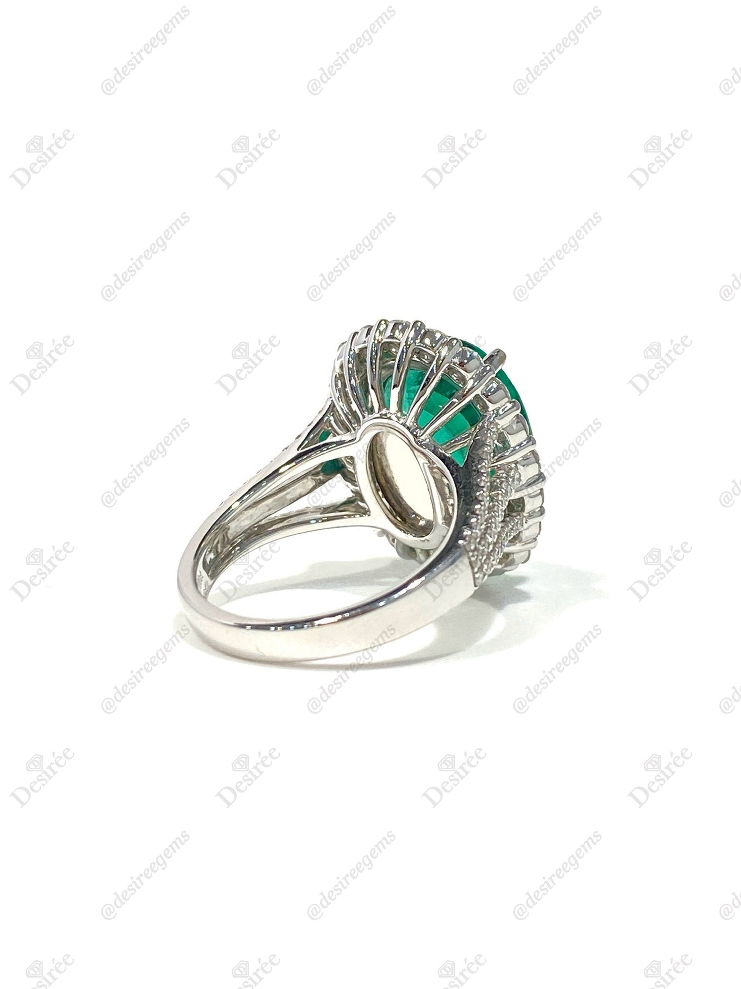 Natural Emerald 6.98ct Ring