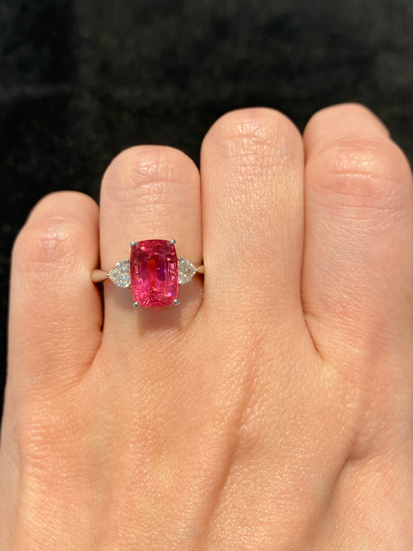 Natural Pink Tourmaline 3.40ct Ring