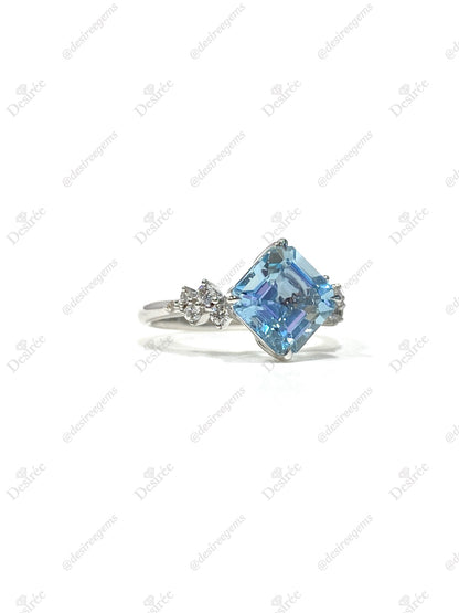 Natural Aquamarine 2.02ct Ring
